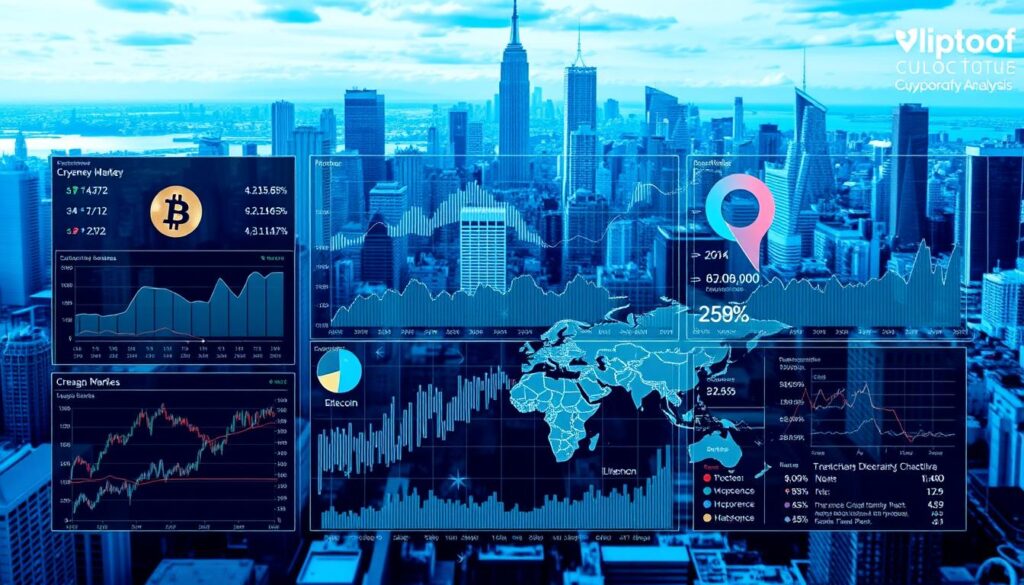 análise de mercado de criptomoedas