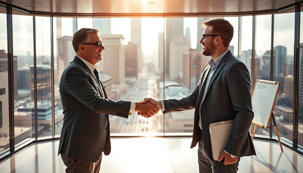 parcerias financeiras